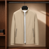 Everett-Scott Stand Collar Jacket - Khaki