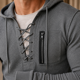 Marcel Lace-Up Sweater - Lead Product Detail