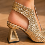 Melfi Woven Sandals - Lead Product Detail