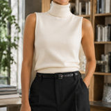 Lydia Turtleneck Sweater - White