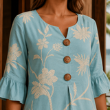 Eden Relaxed Midi Dress - Lead Product Detail