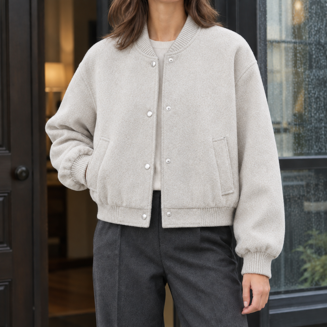 Aiglon Bomber Jacket - Beige