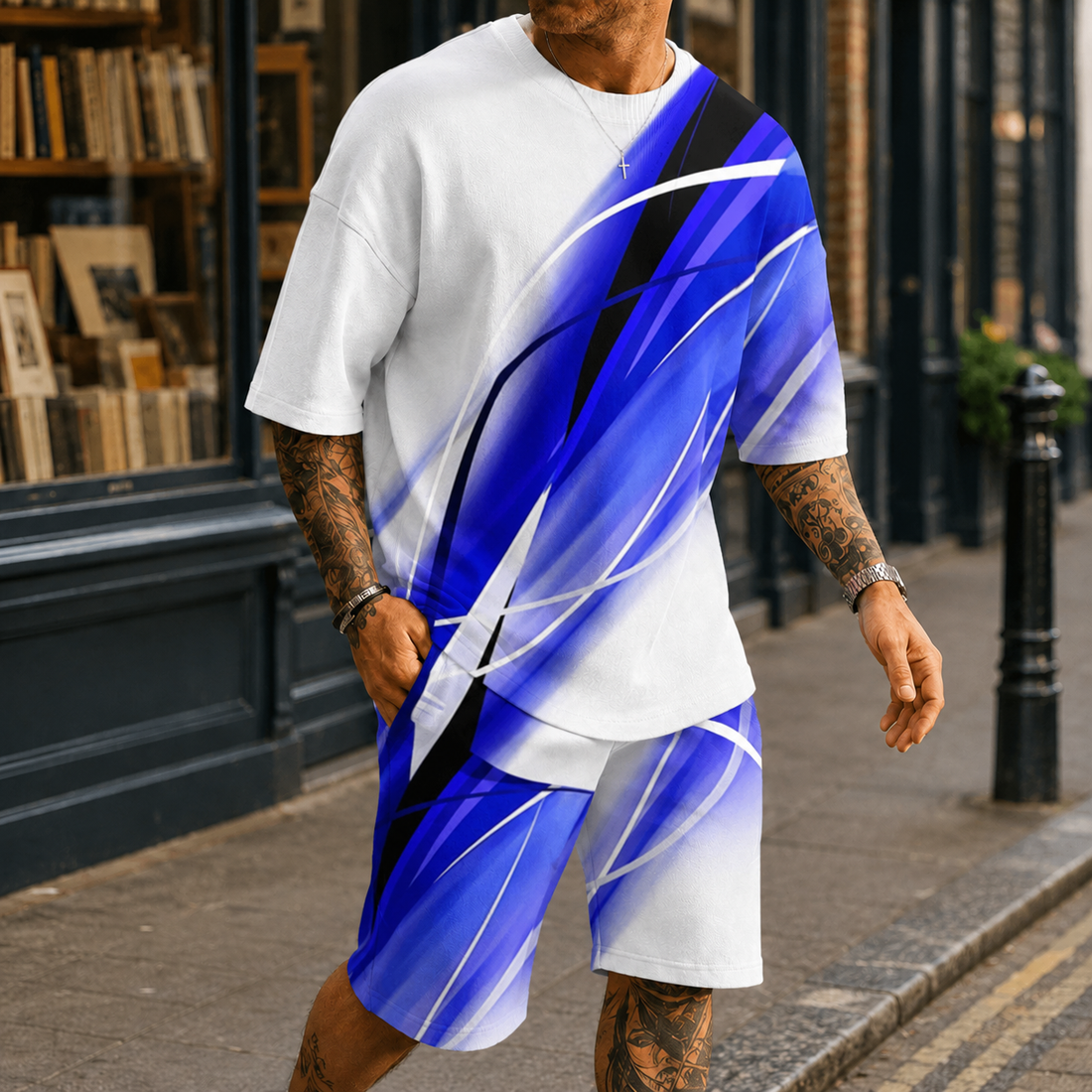 Otis Contrast Set - Royal Blue