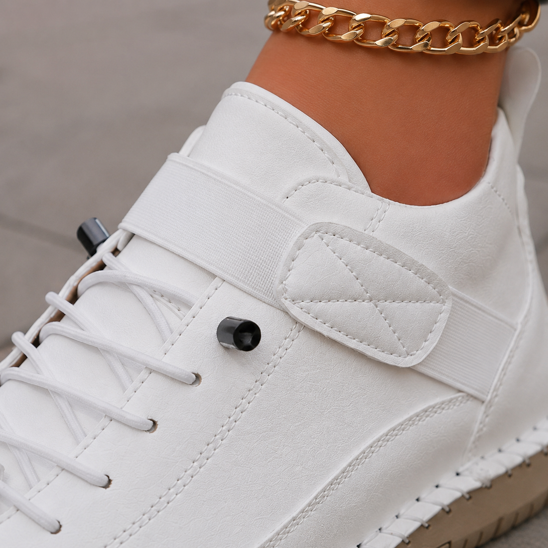 Matera Strap Sneakers - Lead Product Detail