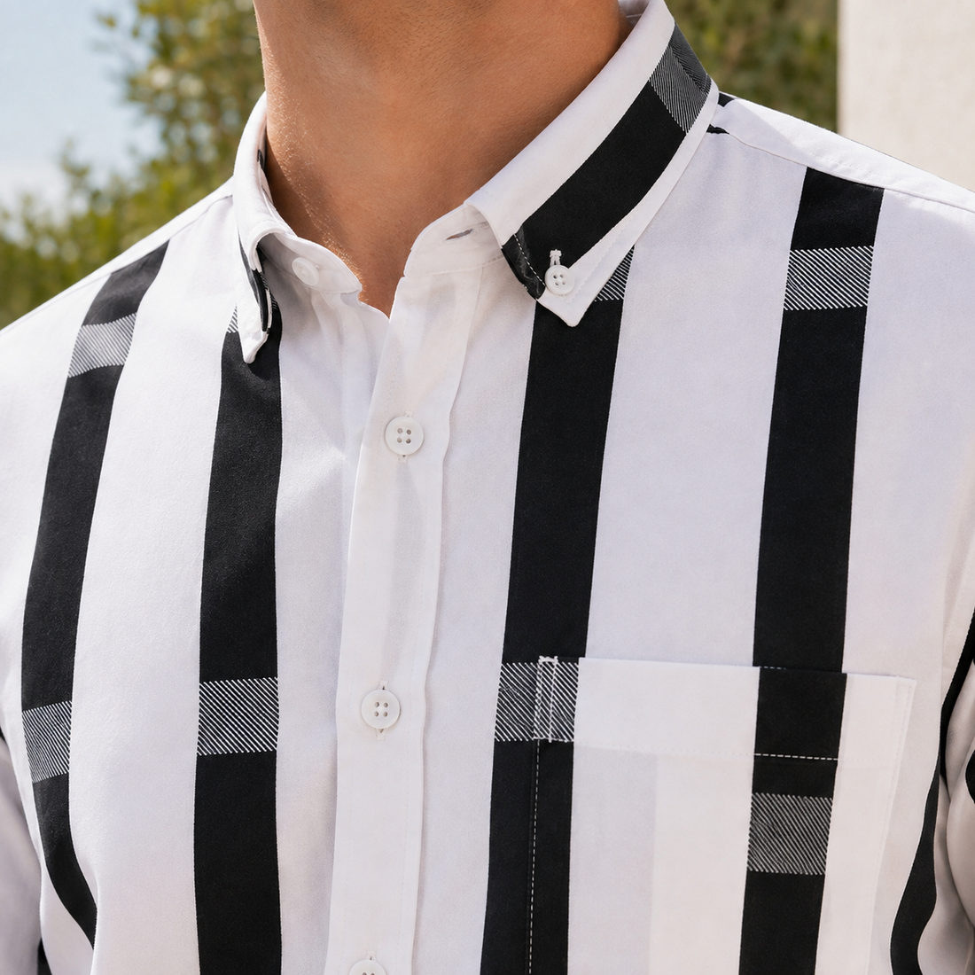 Wyatt Button Down Shirt - Lead Product Detail