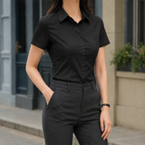 Katrina Fitted Shirt - Black