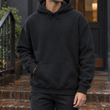 Ronan Relaxed Hoodie - Black