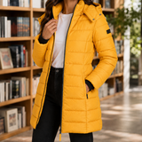 Dahlia-Claire Quilted Jacket - Yellow