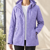 Valeria-Grace Hooded Jacket - Purple