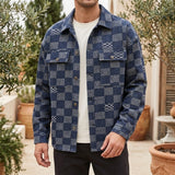Sterling Patchwork Jacket - Blue