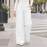 Ada-Jane Straight Leg Pants - White