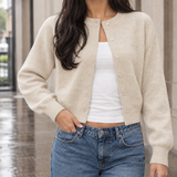 Paula Relaxed Cardigan - Apricot