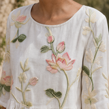 Willa Embroidered Midi Dress - Lead Product Detail