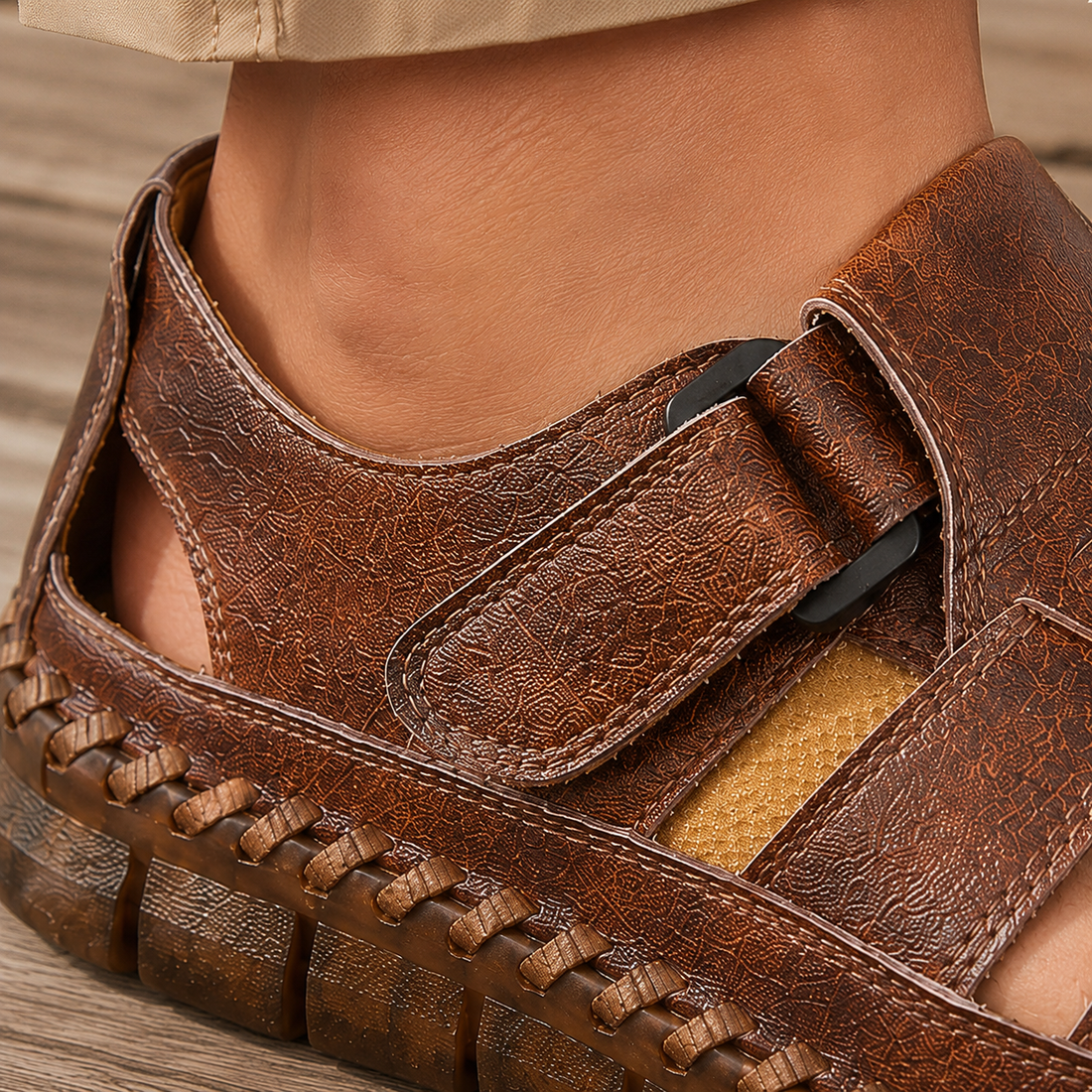 Gentili Fisherman Sandals - Lead Product Detail