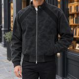Celestin Paneled Jacket - Black