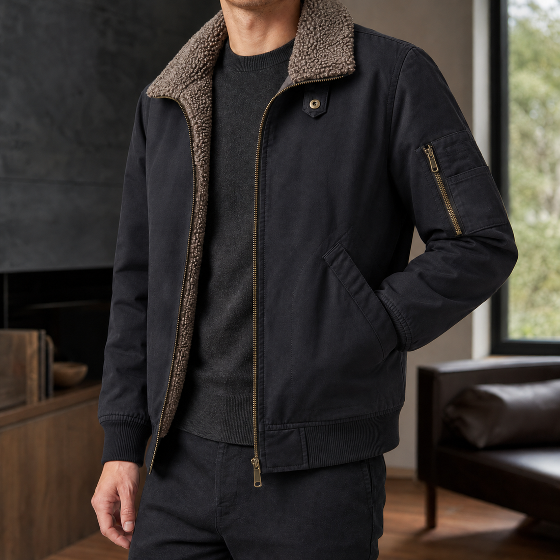 Charles Utility Jacket - Black