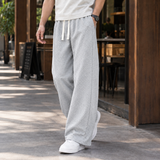 Herbert Wide Leg Pants - Light Gray