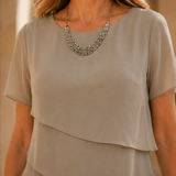 Portia Cascade Dress - Lead Product Detail