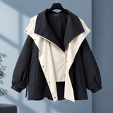 Amandine Colorblock Jacket - Black