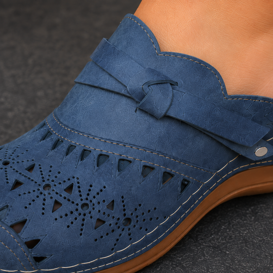 Cardini Cutout Mules - Lead Product Detail