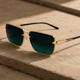 Mateo Rimless Sunglasses - Lead Product Detail
