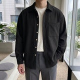 Mason Corduroy Overshirt - Black