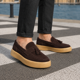 Borghese Suede Loafers - Brown