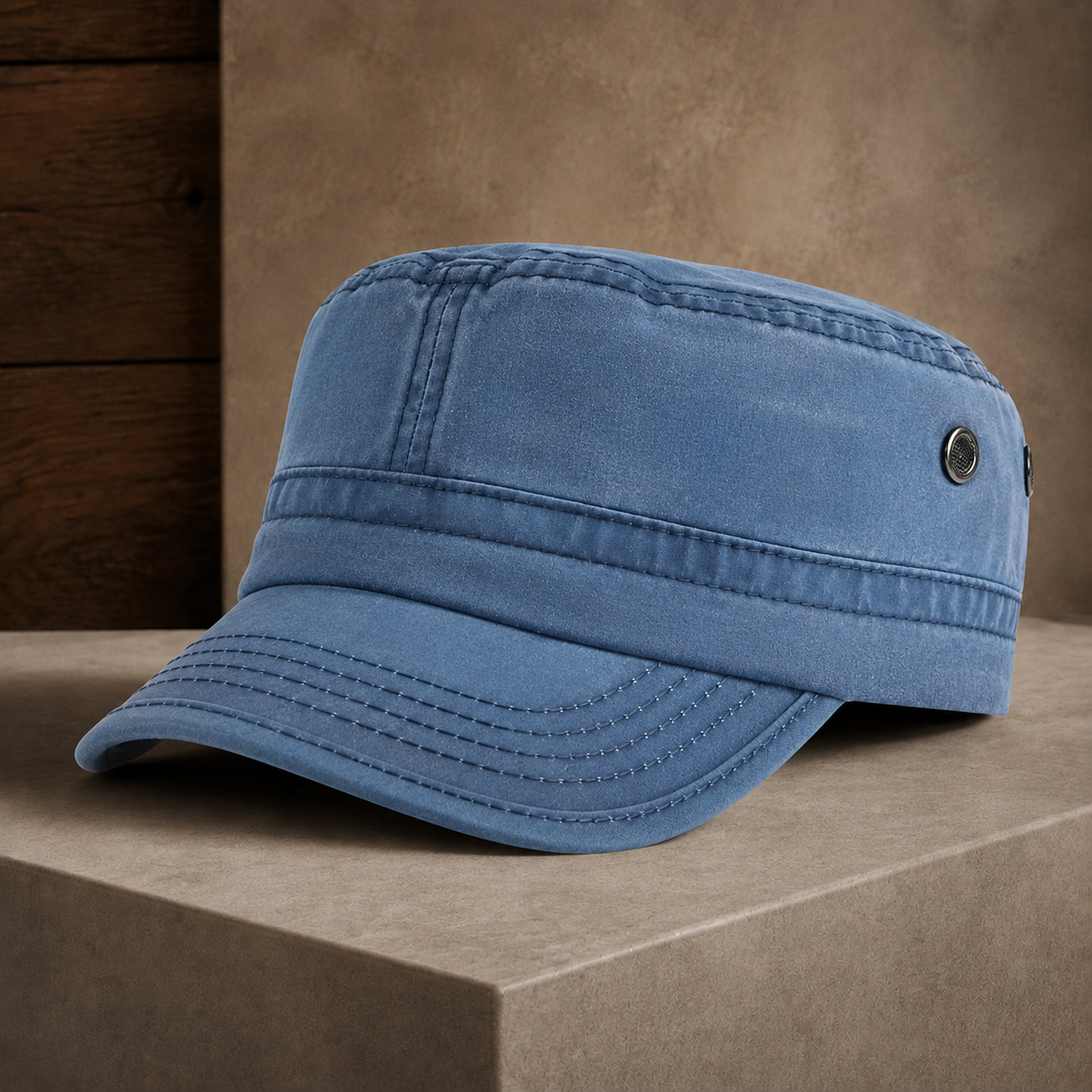 Crawford Vintage Cap - Blue