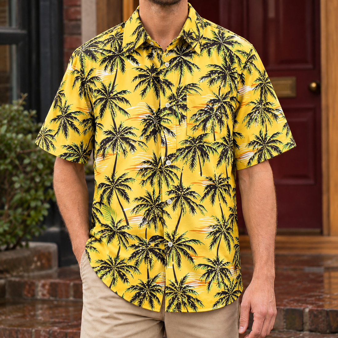 Jacob Tropical Shirt - Yellow