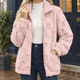 Kelsey Textured Jacket - Pink
