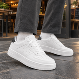 Carmagnola Lace-Up Sneakers - White Black