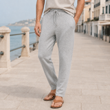 Francis Merino Wool Pants - Light Gray