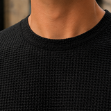 Caleb Textured T Shirt - Lead Product Detail