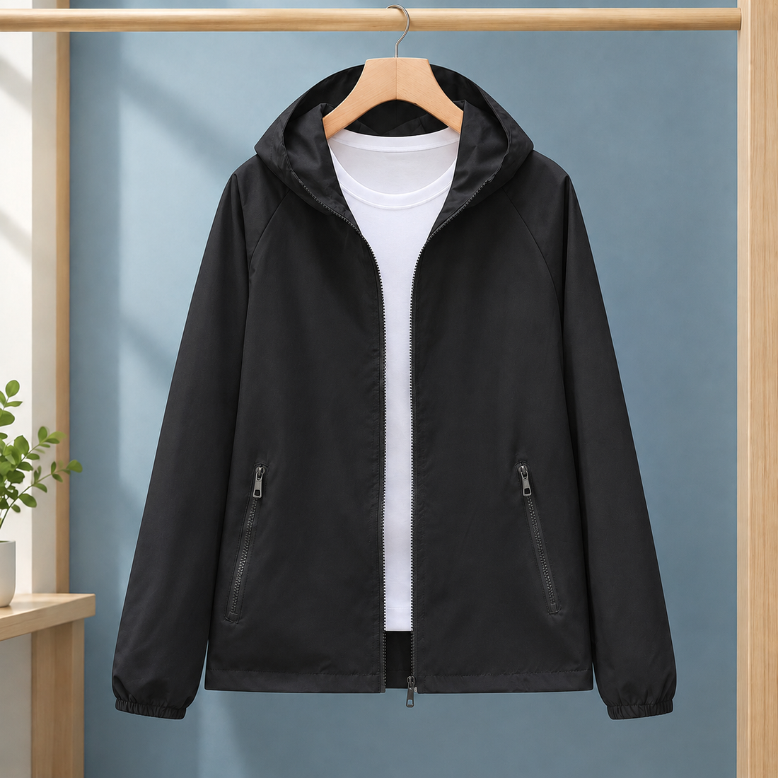 Manon Hooded Jacket - Black
