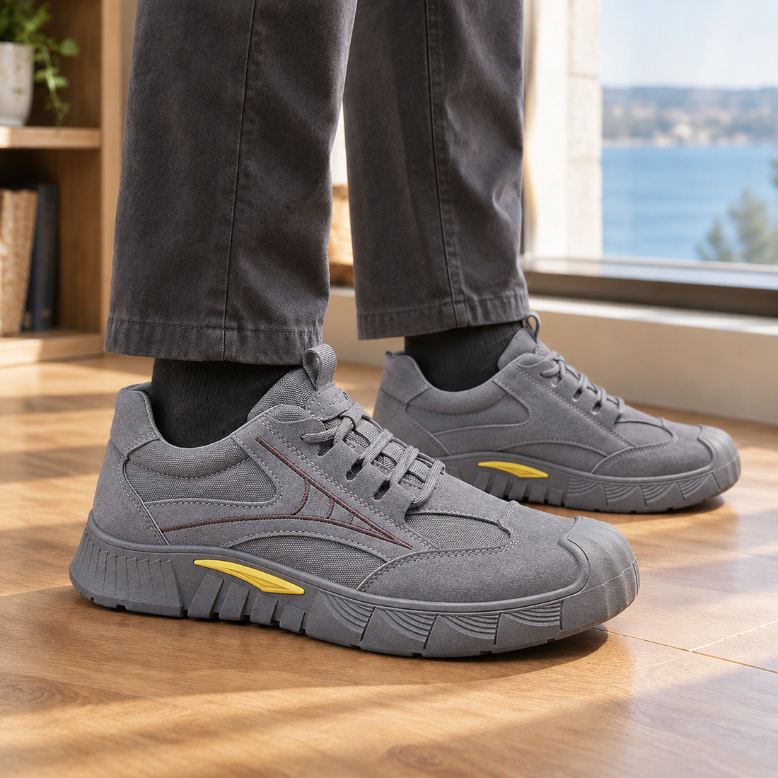 Arezzo Work Sneakers - Gray