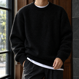 Aaron Textured Sweater - Black