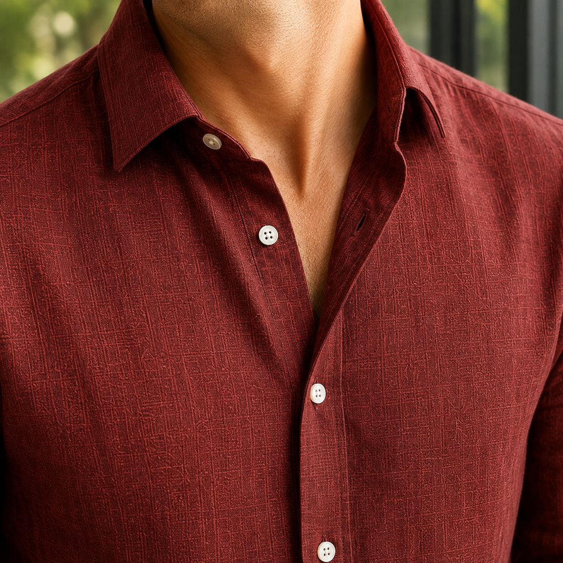 Emmett Linen Shirt - Lead Product Detail