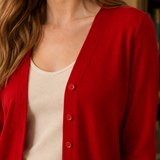 Thalia V-Neck Sweater - Lead Product Detail
