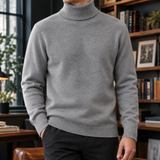 Lambert High Collar Sweater - Gray