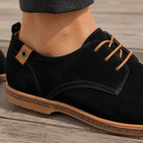 Santoro Suede Derby Shoes - Lead Product Detail