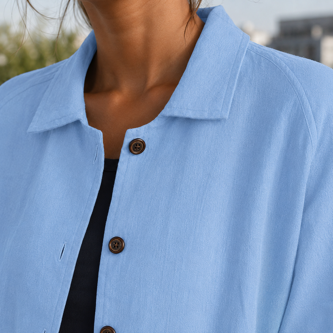 Sofia Linen Jacket - Lead Product Detail