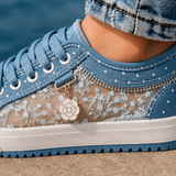 Neroni Floral Sneakers - Lead Product Detail