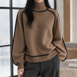 Keira Turtleneck Sweater - Brown