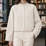 Philippa-Skye Patch Pocket Jacket - White