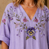 Amalia Embroidered Midi Dress - Lead Product Detail