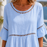 Junia Eyelet Maxi Dress - Lead Product Detail