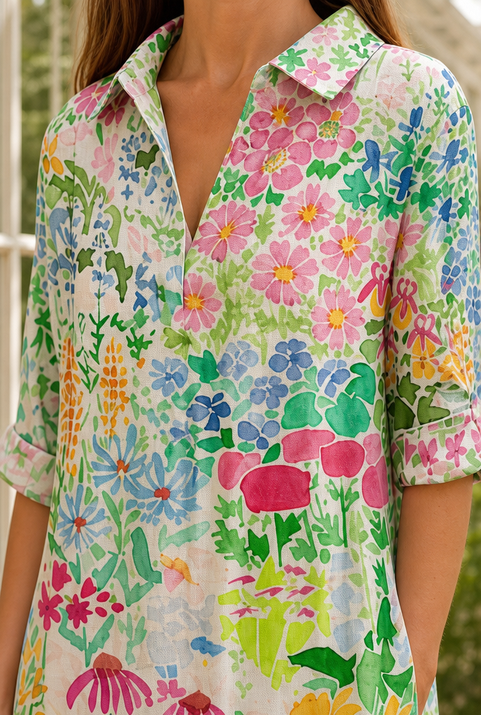 Violetta Floral Midi Dress - Lead Product Detail