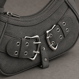 Grimaldi Buckle Shoulder Bag - Lead Product Detail