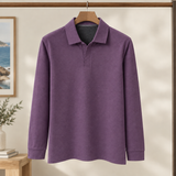 Fintan Collared Polo - Purple