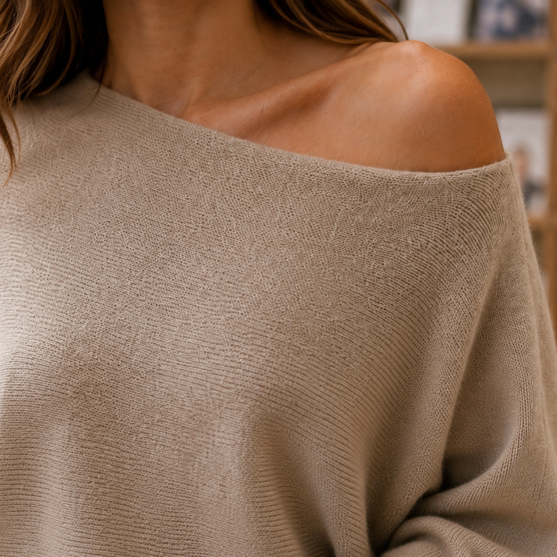 Xenia Asymmetric Sweater - Lead Product Detail